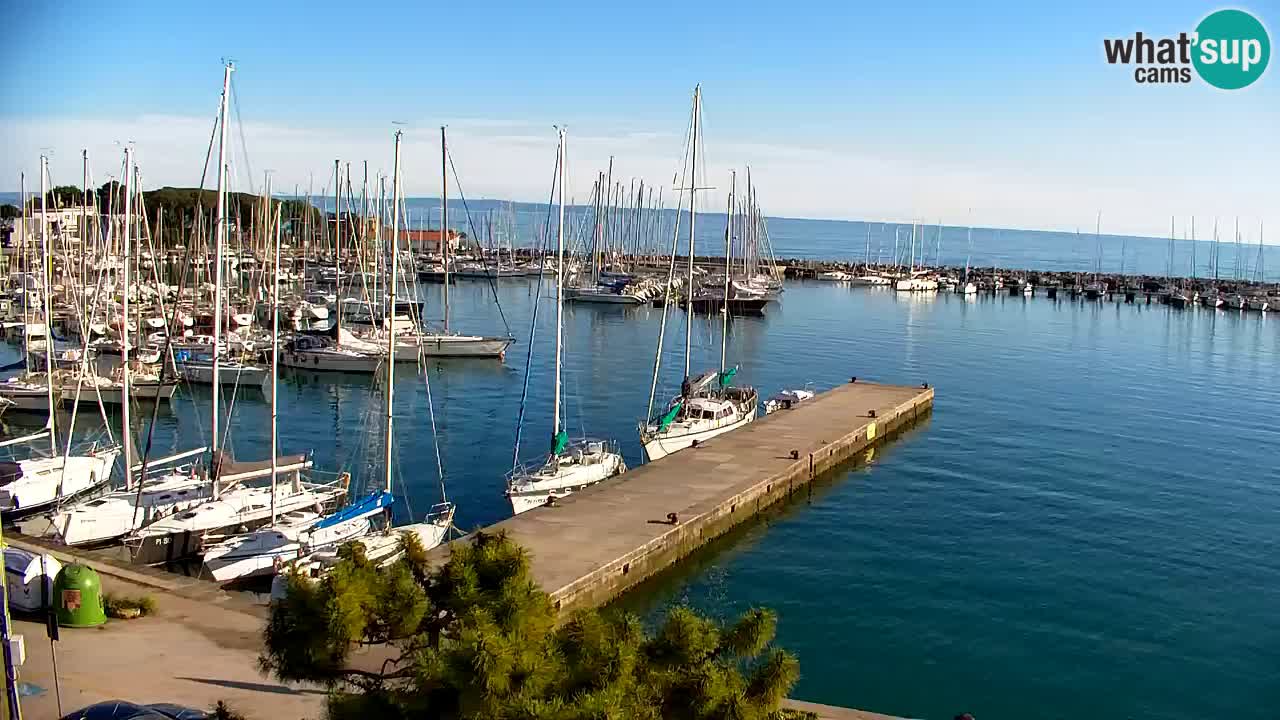 Webcam Sistiana – Vista sobre la marina y la bahía