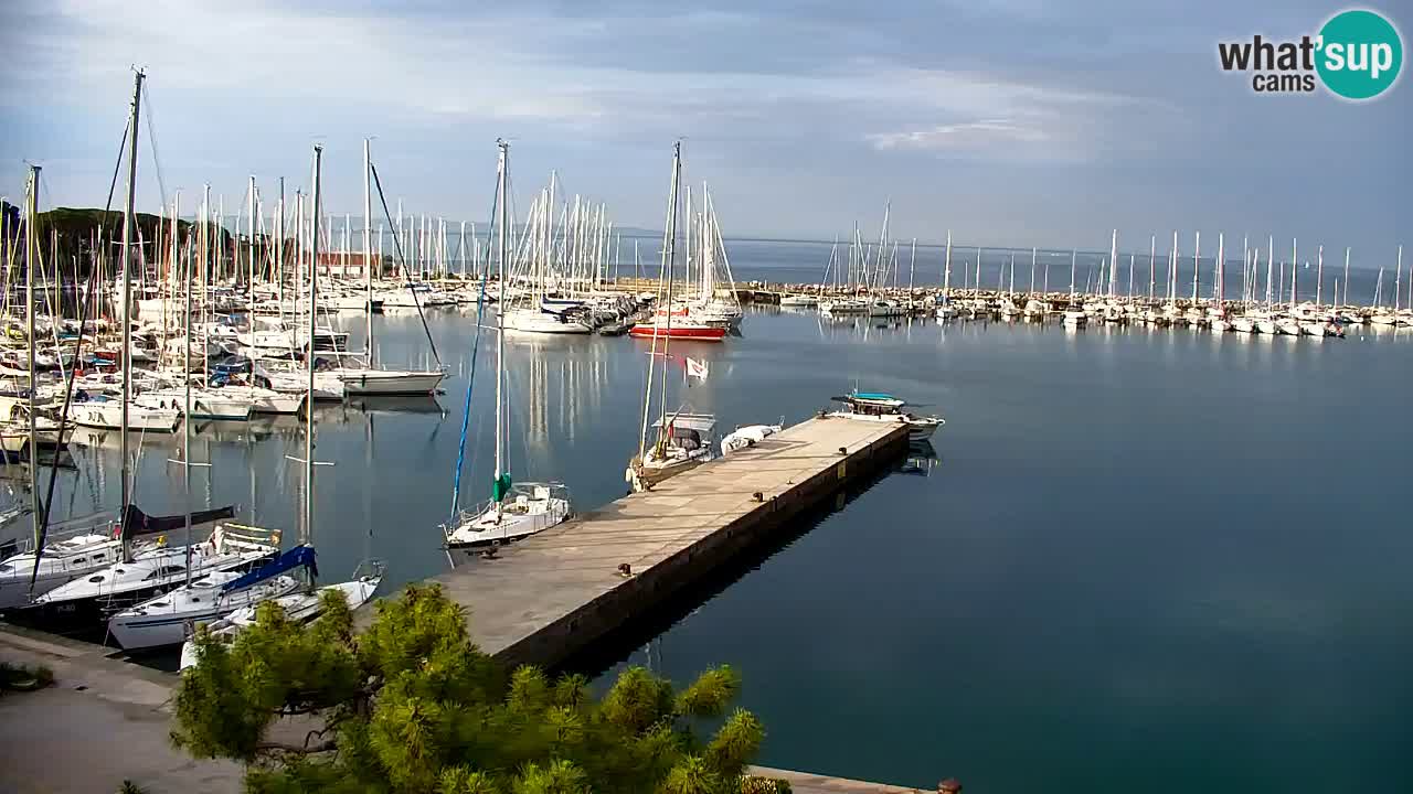 Webcam Sistiana – Blick auf Marina und Bucht