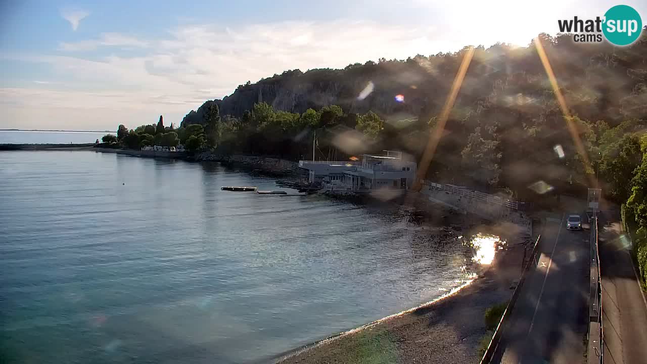 Webcam Sistiana – Vista sulla marina e sulla baia