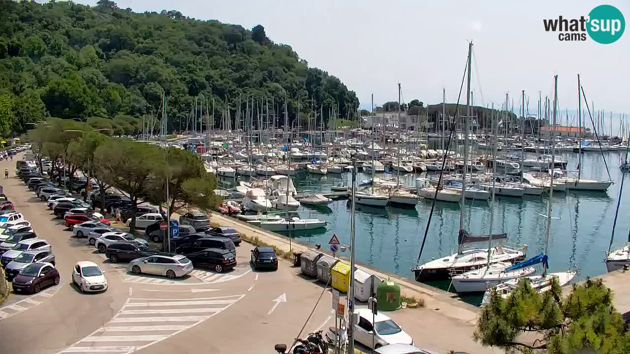 Webcam Sistiana – Blick auf Marina und Bucht
