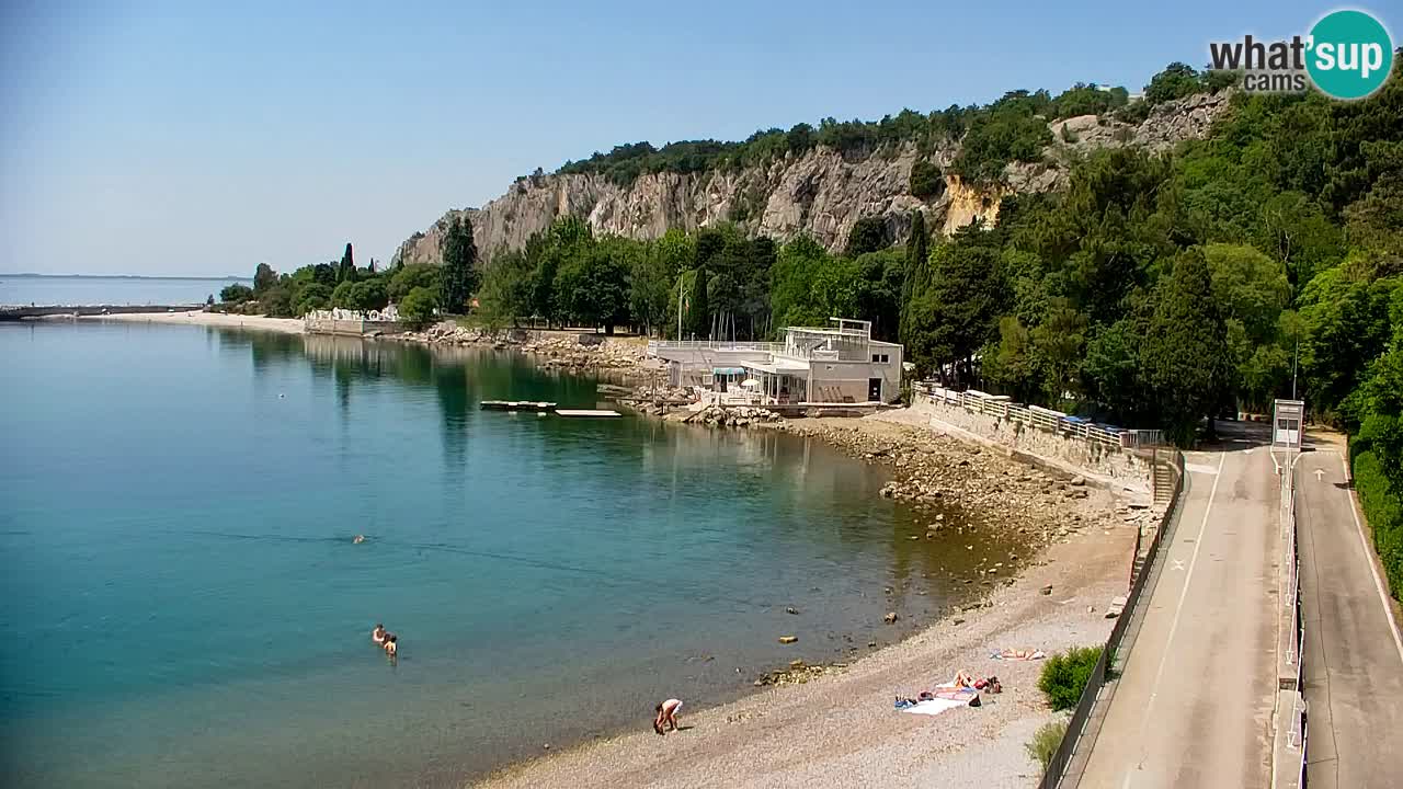 Webcam Sistiana – Vista sobre la marina y la bahía