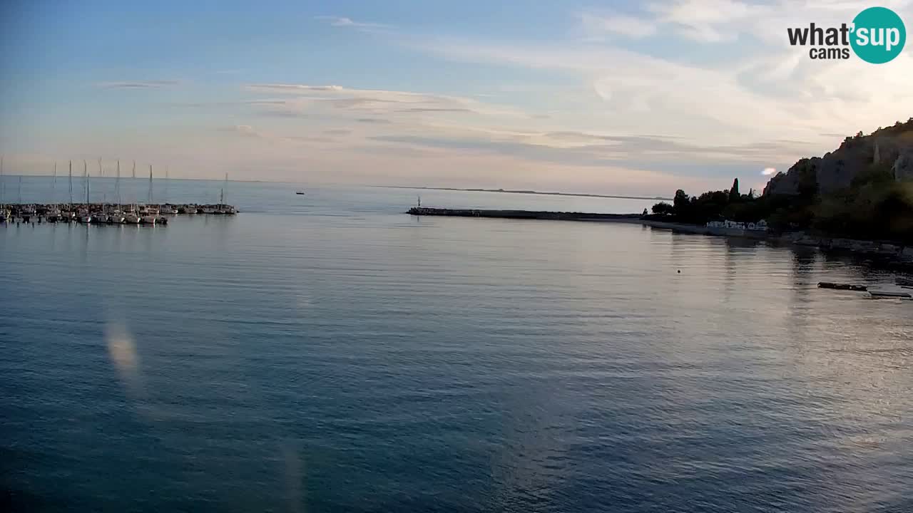 Webcam Sistiana – Vista sulla marina e sulla baia