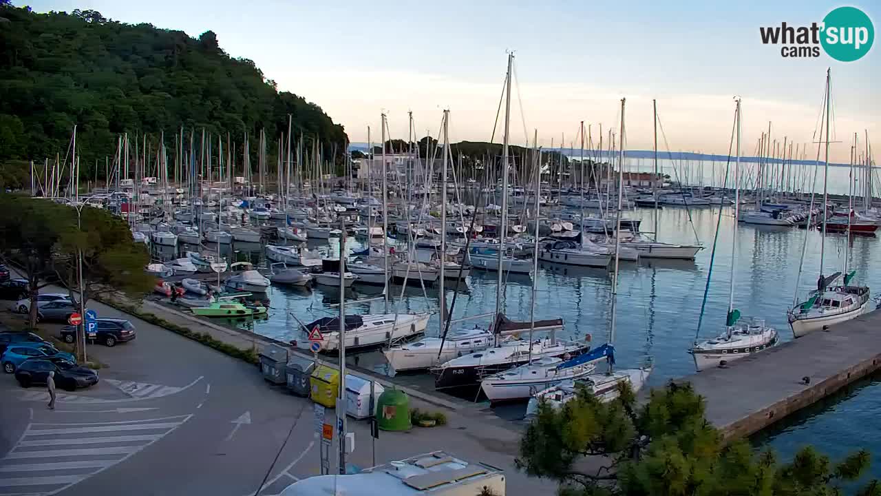 Webcam Sistiana – Pogled na marinu i zaljev