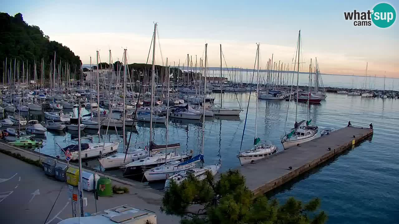 Webcam Sistiana – Vista sulla marina e sulla baia