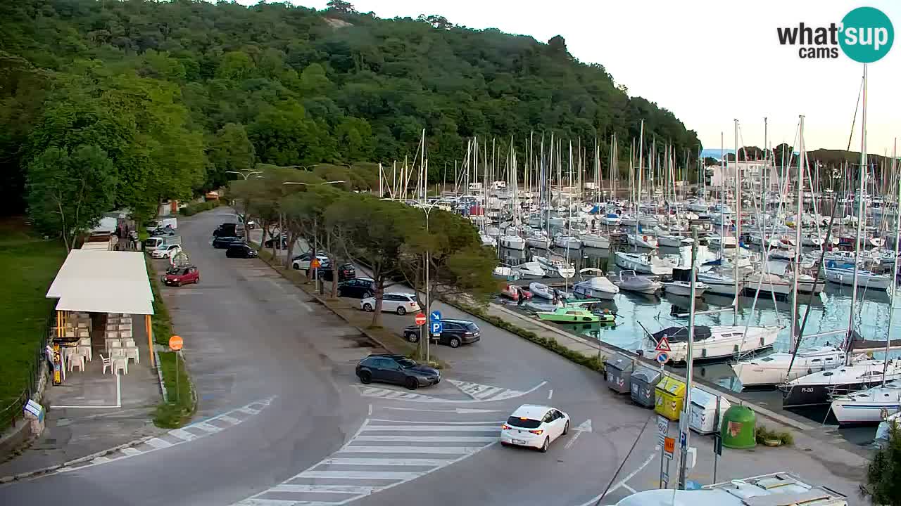 Webcam Sistiana – Vista sulla marina e sulla baia