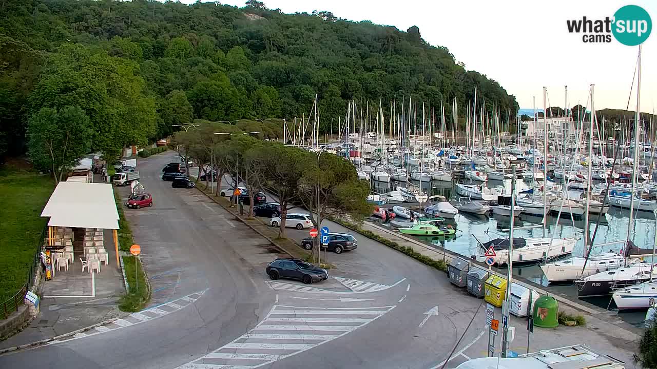 Webcam Sistiana – Vista sobre la marina y la bahía
