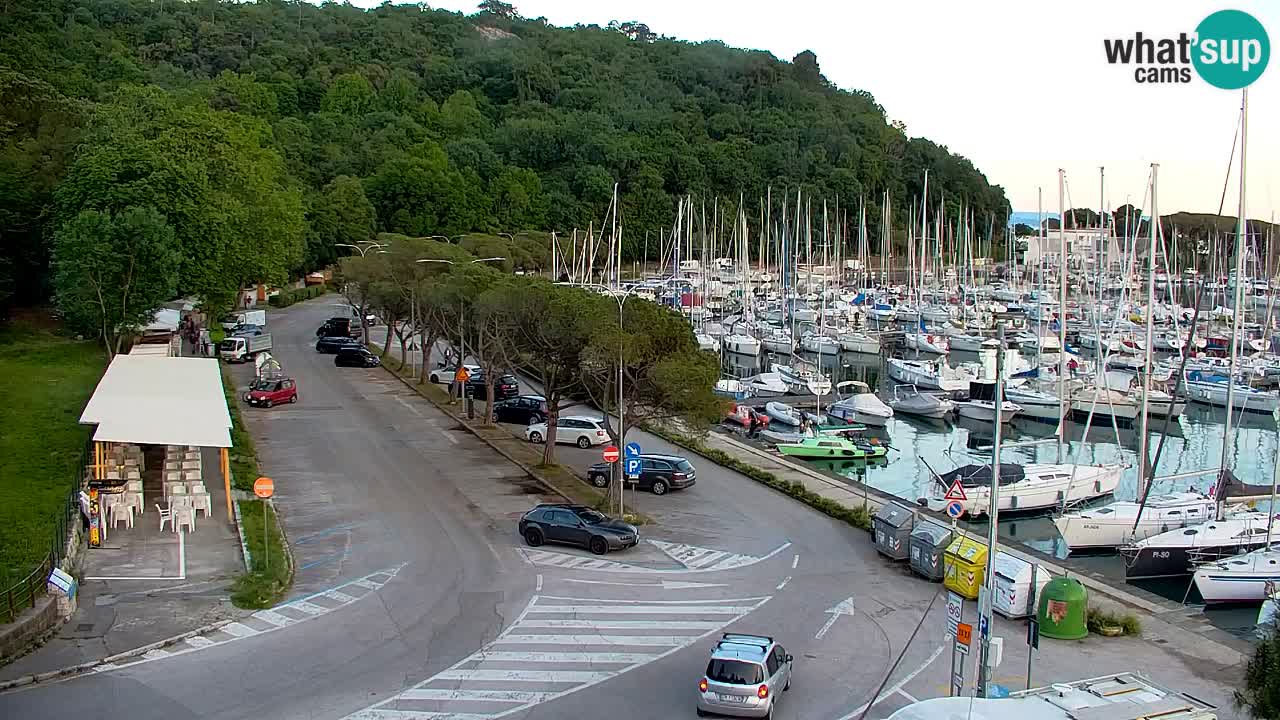 Webcam Sistiana – Pogled na marinu i zaljev