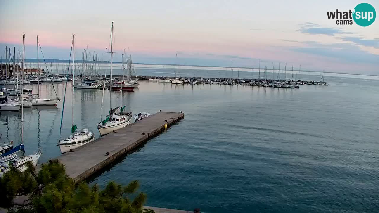 Webcam Sistiana – Blick auf Marina und Bucht