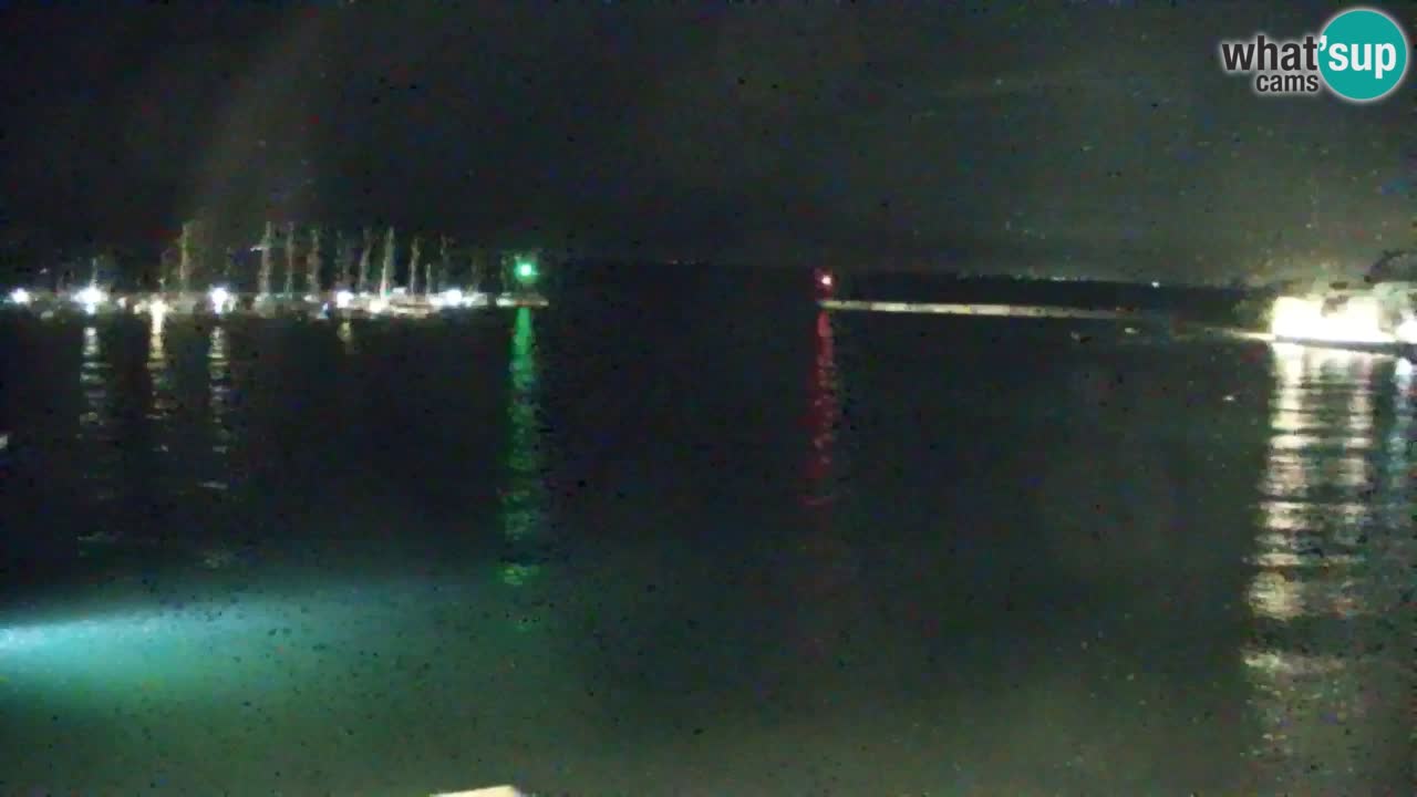Webcam Sistiana – Vue sur la marina et la baie