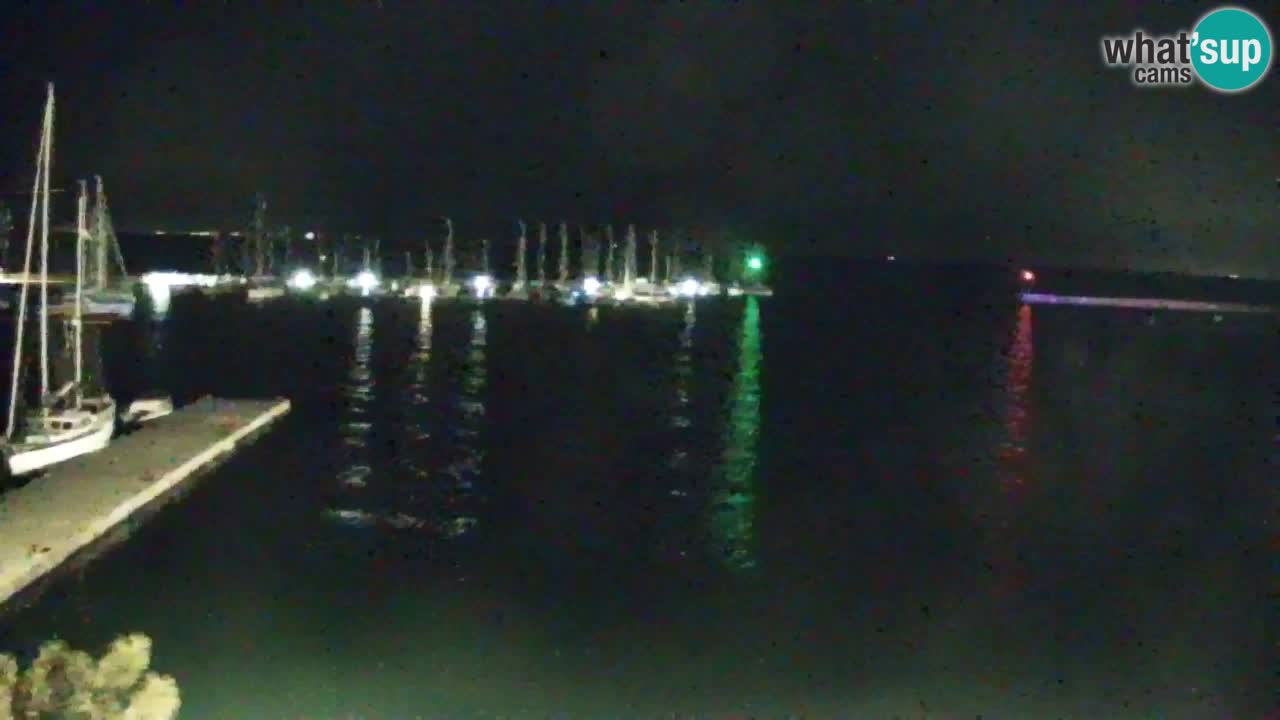 Webcam Sistiana – Vista sobre la marina y la bahía