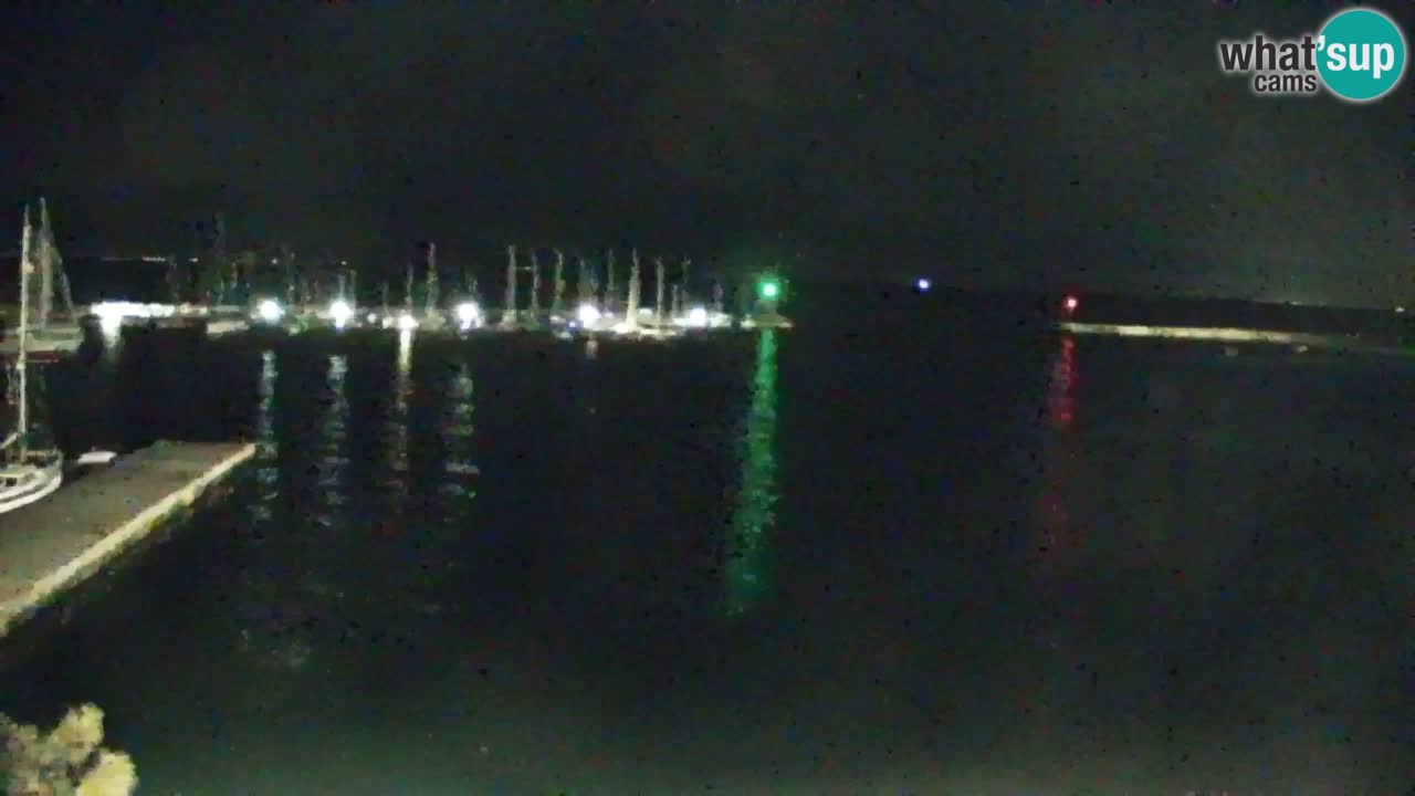 Webcam Sistiana – Vista sobre la marina y la bahía