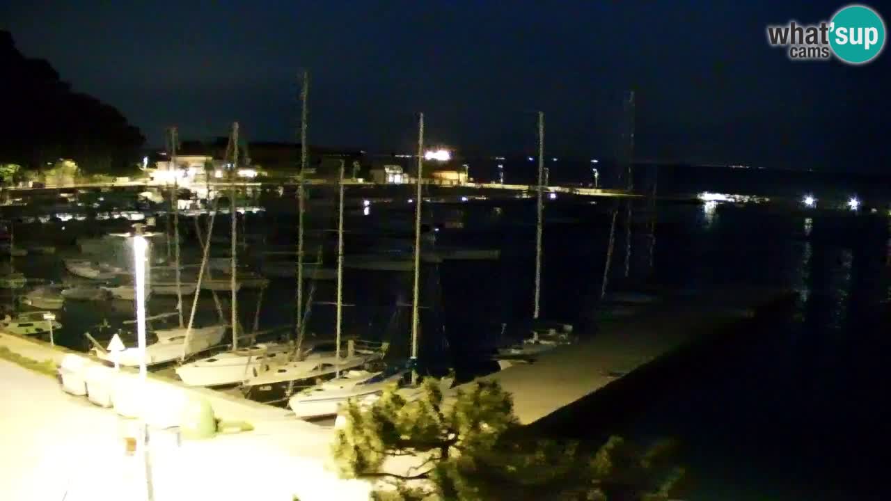Webcam Sistiana – Vista sobre la marina y la bahía