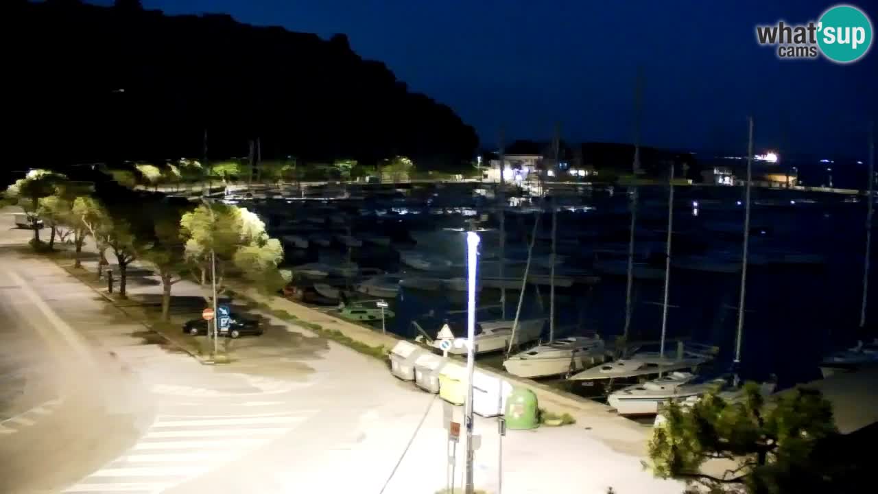 Webcam Sistiana – Pogled na marinu i zaljev
