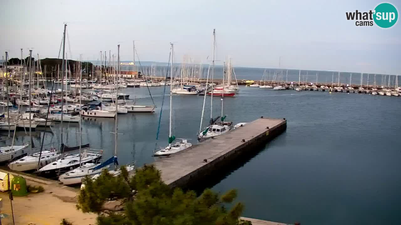 Webcam Sistiana – Vue sur la marina et la baie