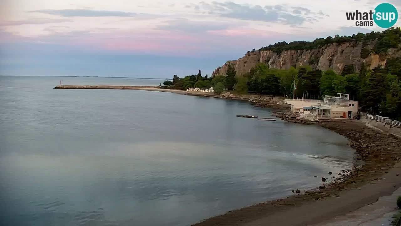 Webcam Sistiana – Vue sur la marina et la baie