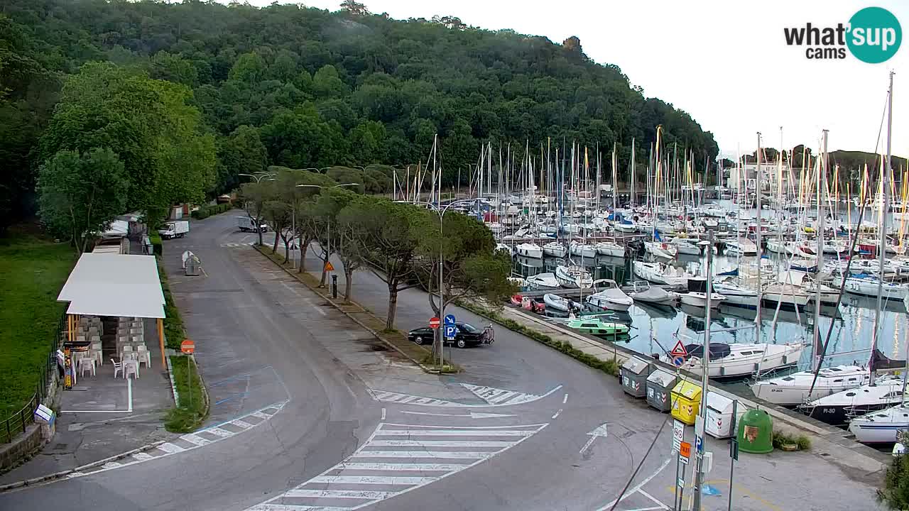 Webcam Sistiana – Vista sobre la marina y la bahía