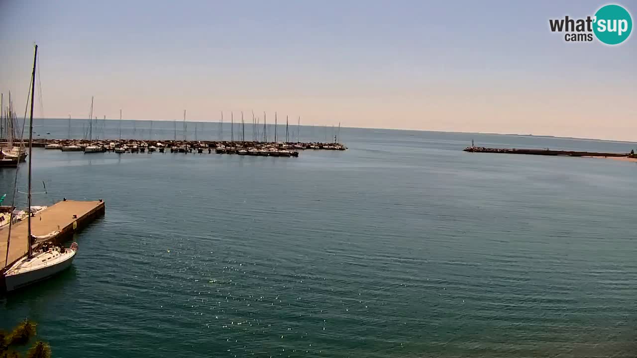 Webcam Sistiana – Vista sobre la marina y la bahía