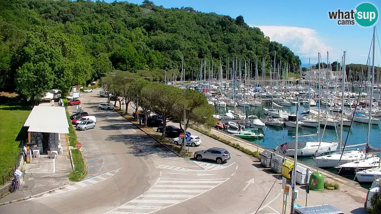 Webcam Sistiana – Blick auf Marina und Bucht