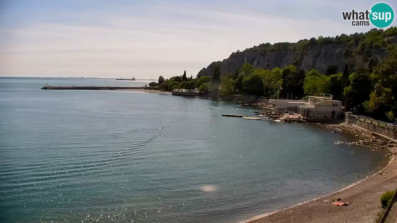 Webcam Sistiana – Blick auf Marina und Bucht