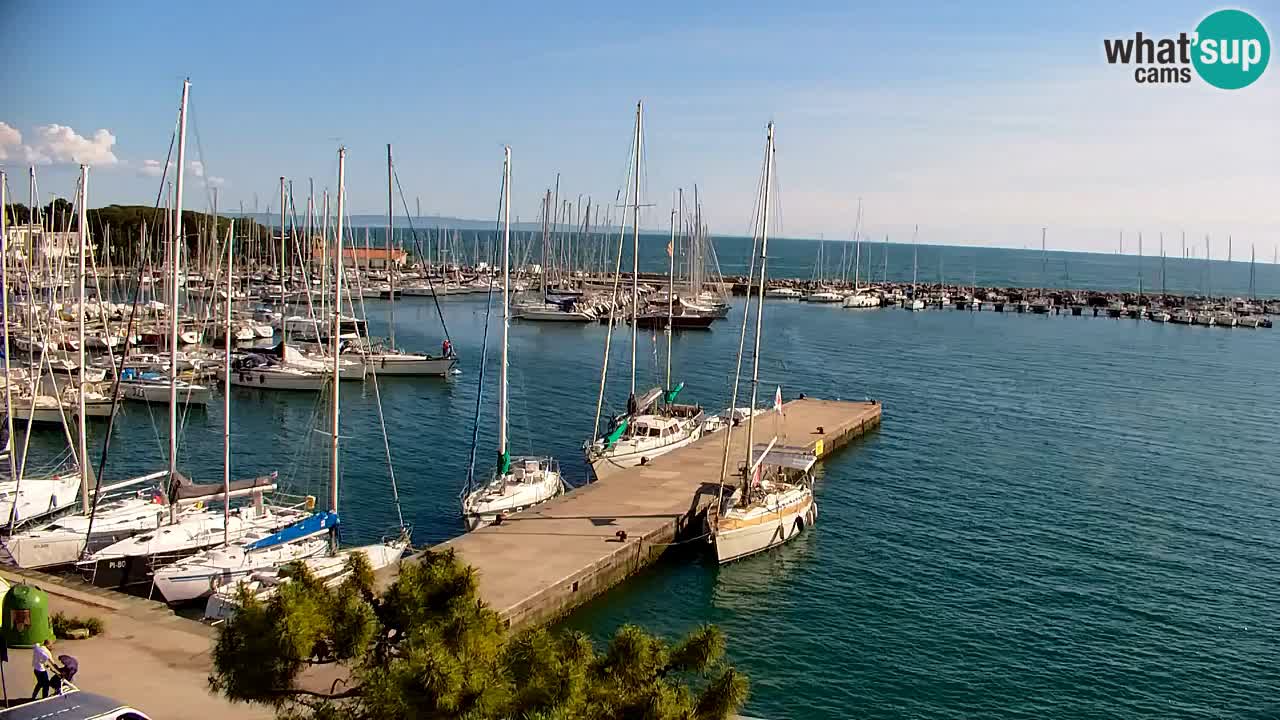 Webcam Sistiana – Vue sur la marina et la baie