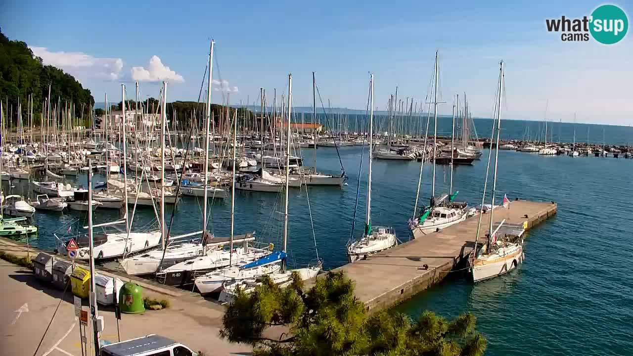 Webcam Sistiana – Vista sulla marina e sulla baia