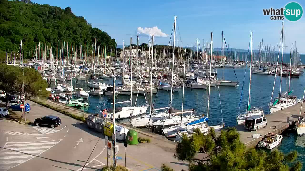 Webcam Sistiana – Vista sulla marina e sulla baia
