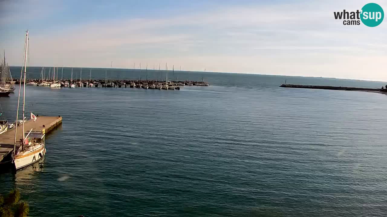 Webcam Sistiana – Vue sur la marina et la baie