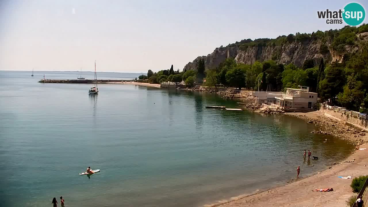 Webcam Sistiana – Vista sulla marina e sulla baia