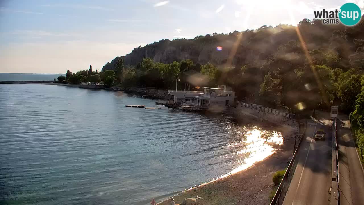 Webcam Sistiana – Vista sobre la marina y la bahía