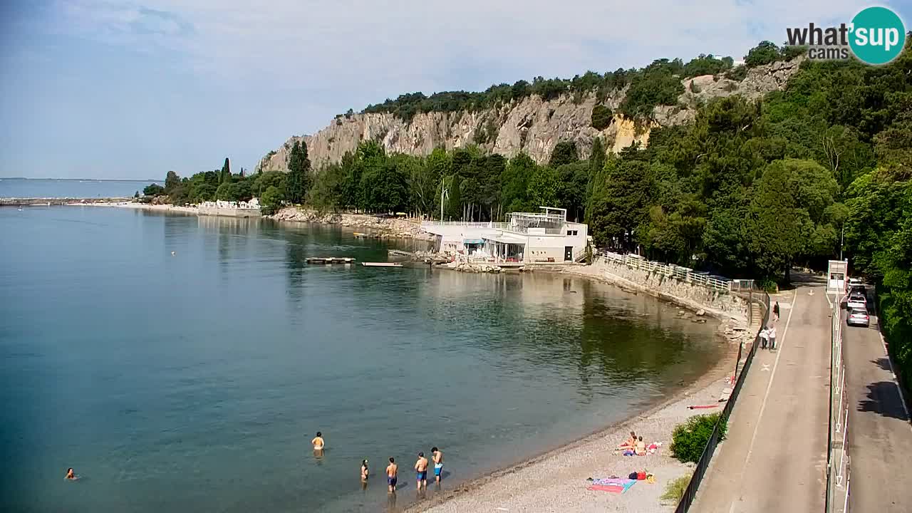 Webcam Sistiana – Pogled na marinu i zaljev