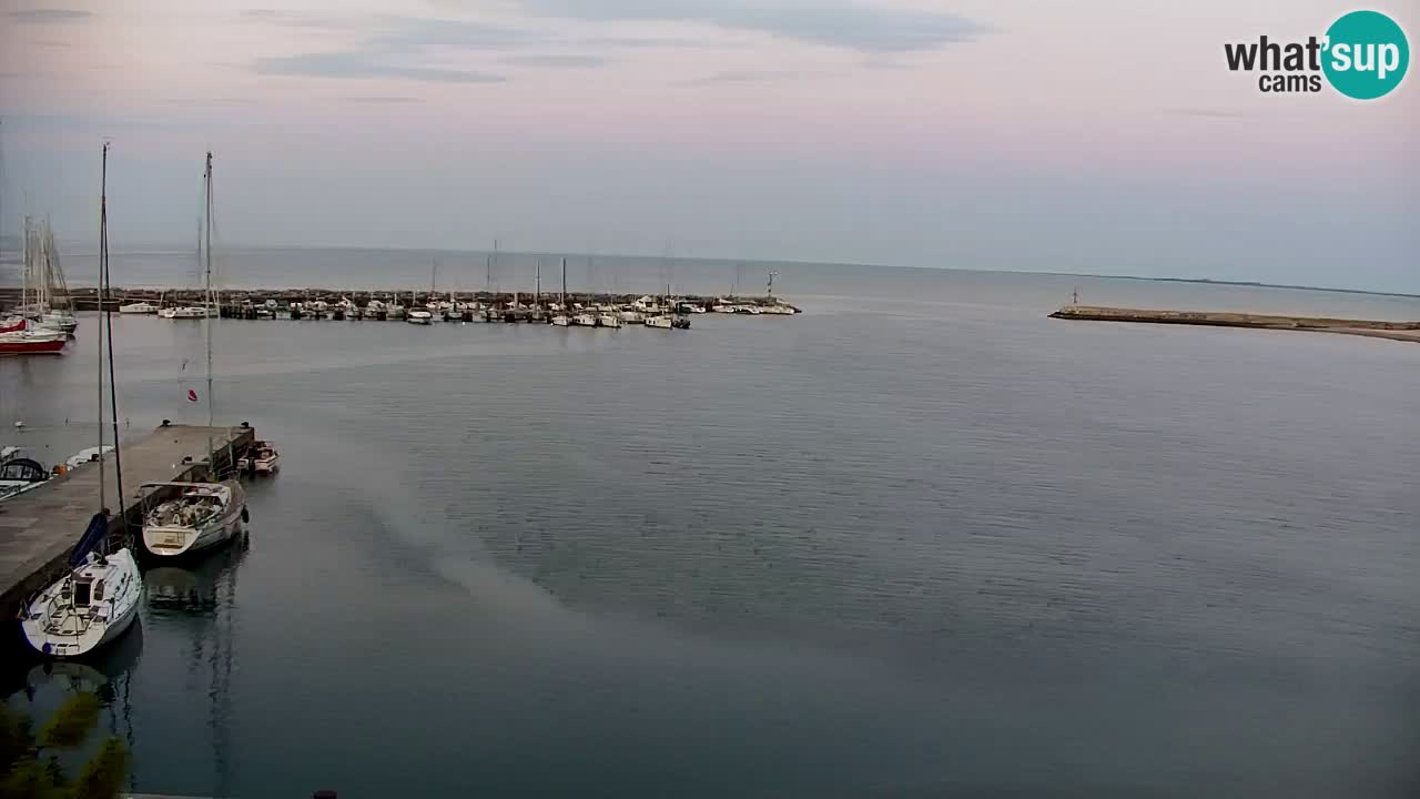 Webcam Sistiana – Vue sur la marina et la baie