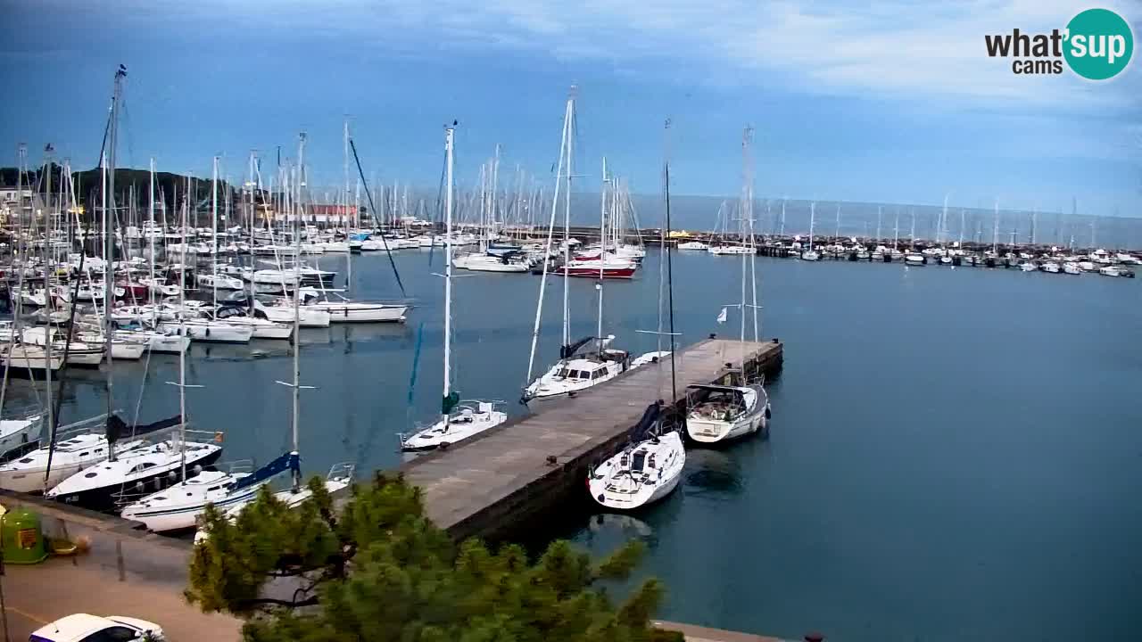 Webcam Sistiana – Vista sobre la marina y la bahía