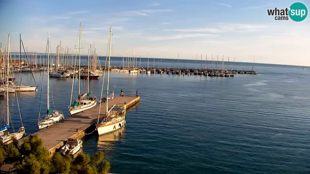 Webcam Sistiana – Vista sulla marina e sulla baia