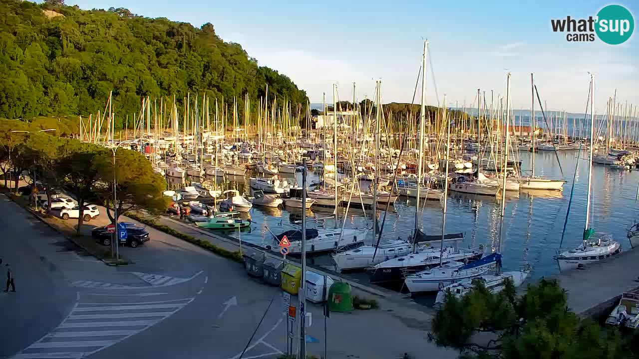 Webcam Sistiana – Vista sulla marina e sulla baia