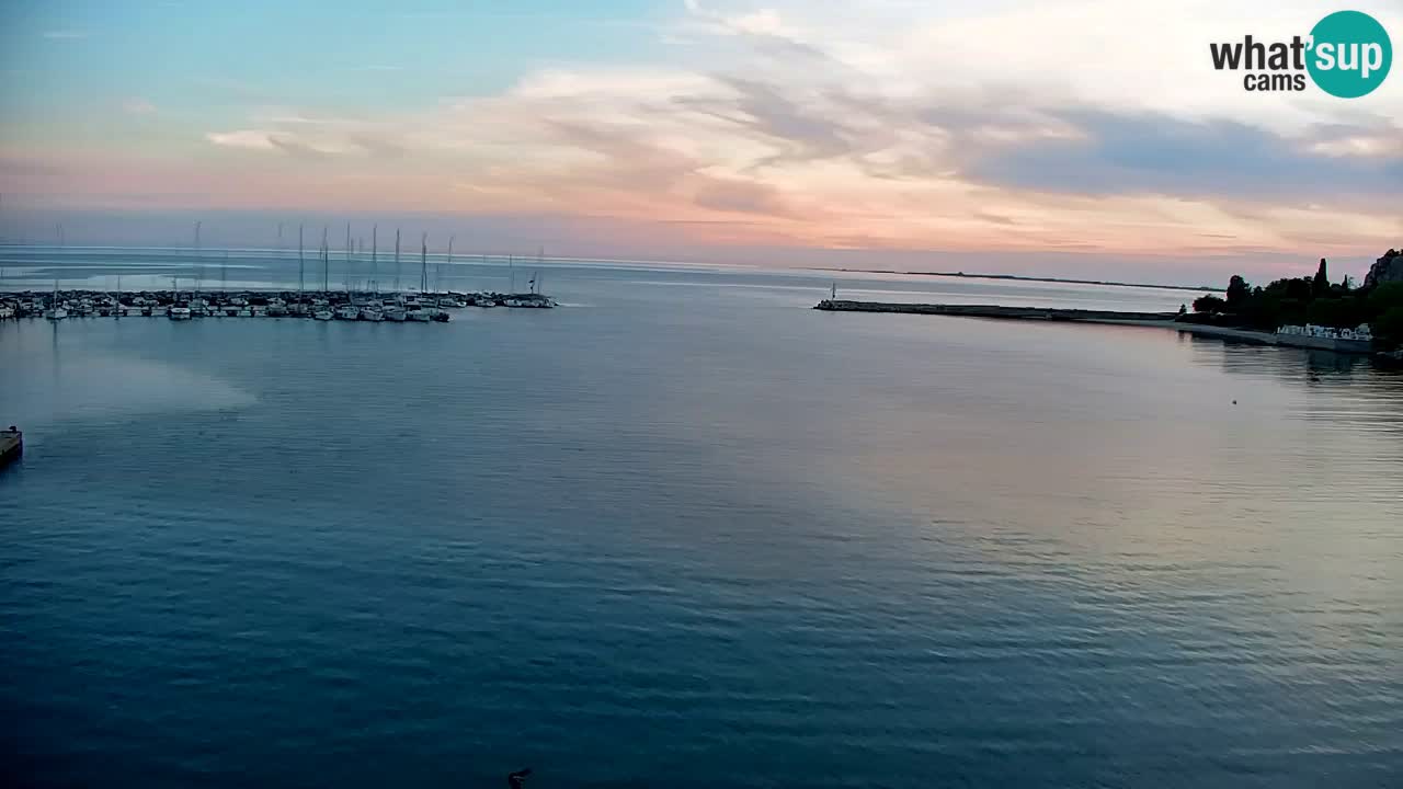 Webcam Sistiana – Blick auf Marina und Bucht