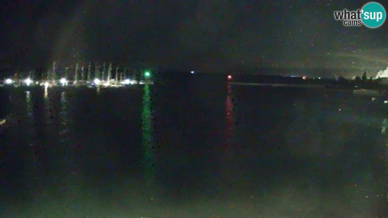Webcam Sistiana – Vue sur la marina et la baie