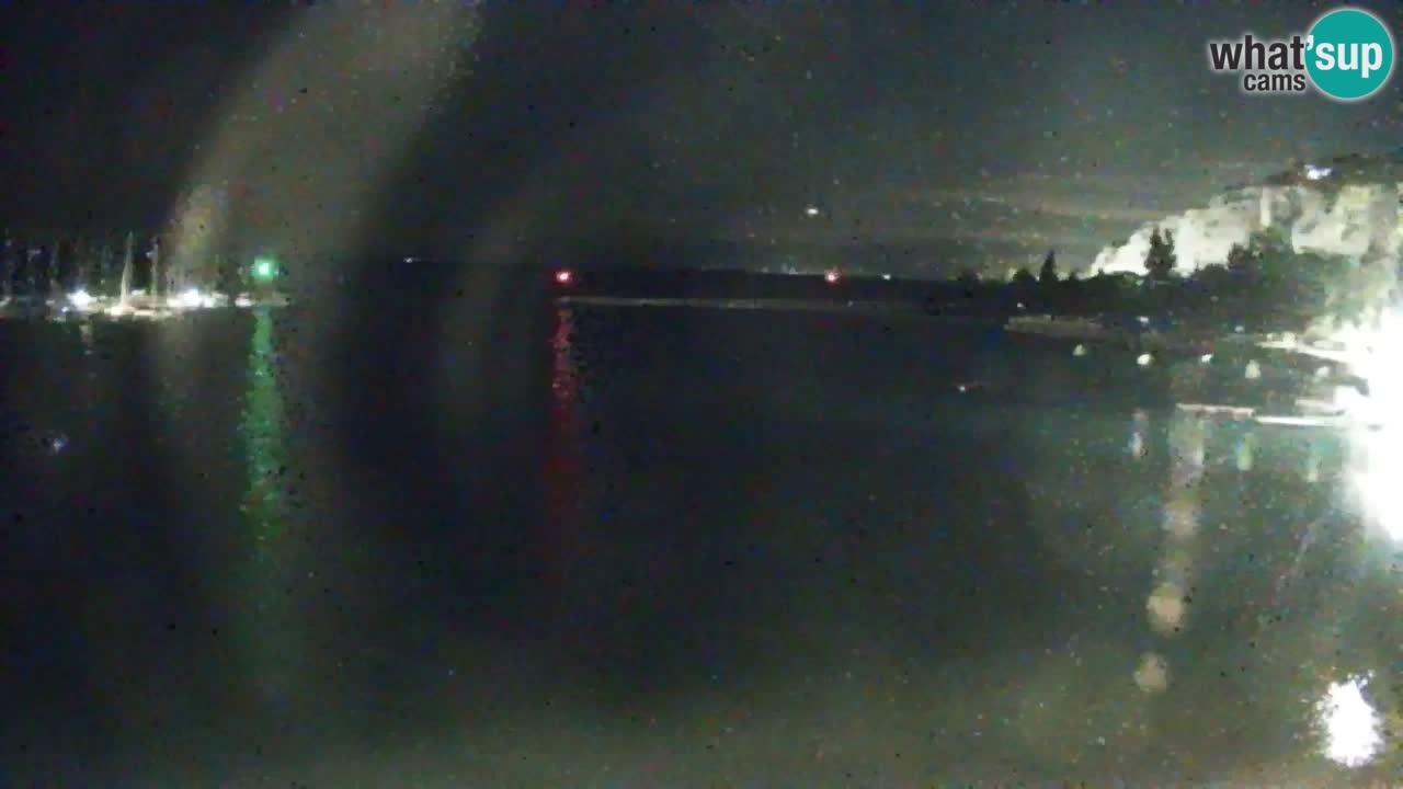 Webcam Sistiana – Vista sobre la marina y la bahía