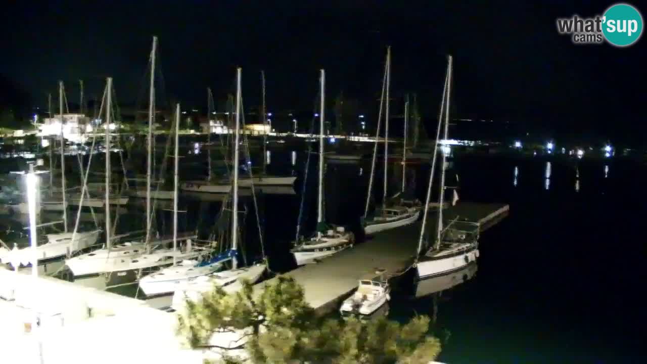 Webcam Sistiana – Vue sur la marina et la baie