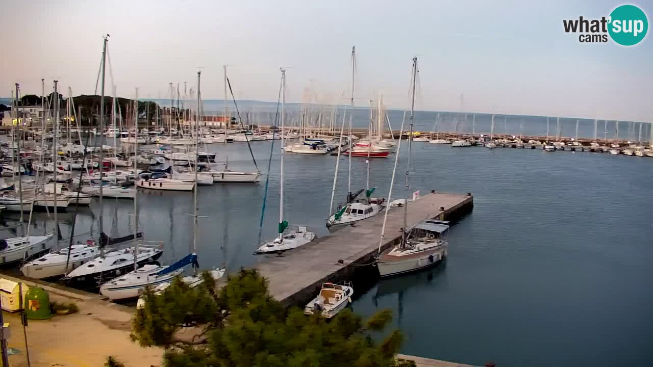 Webcam Sistiana – Vue sur la marina et la baie