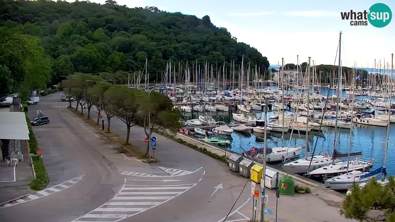 Webcam Sistiana – Vue sur la marina et la baie