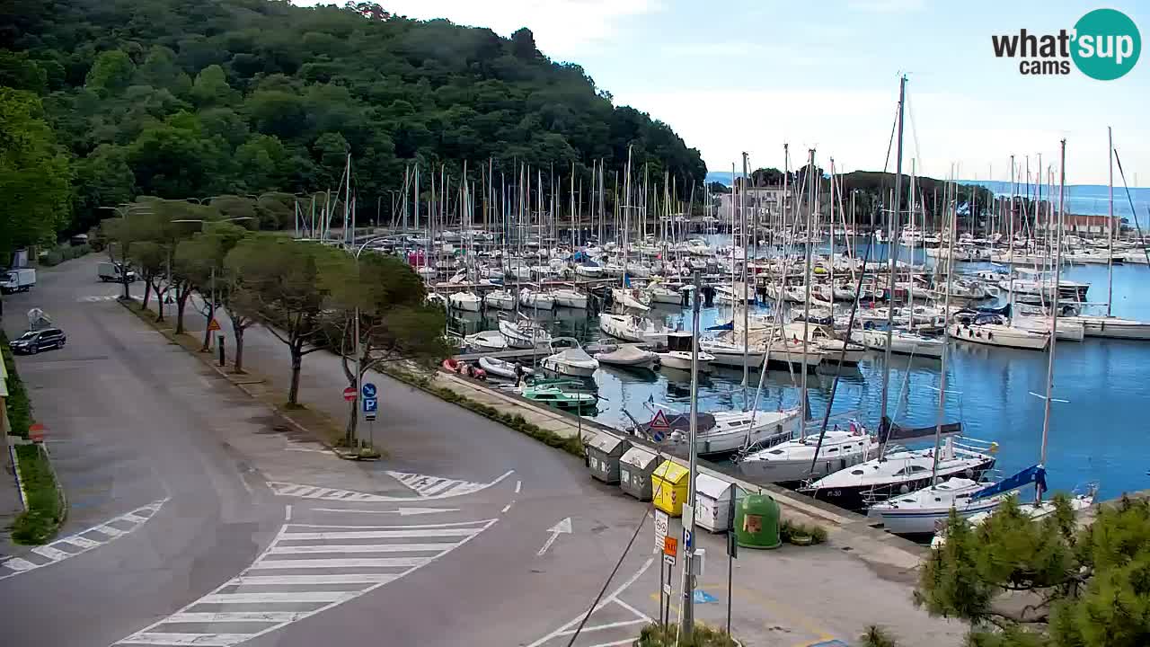 Webcam Sistiana – Blick auf Marina und Bucht