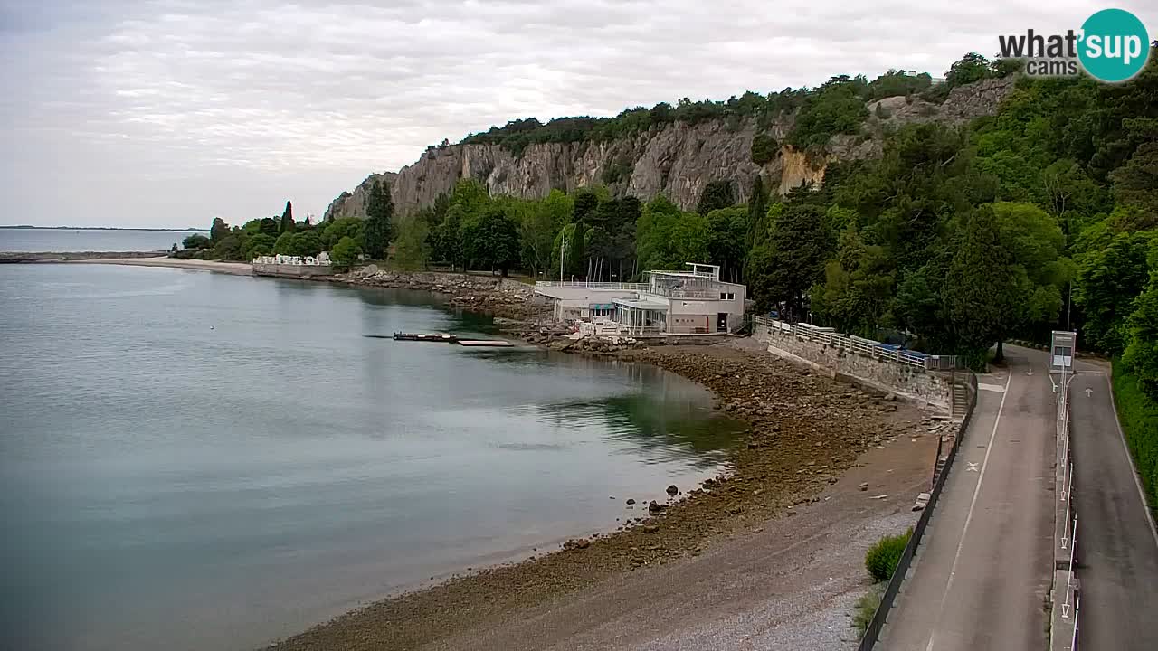 Webcam Sistiana – Vista sobre la marina y la bahía
