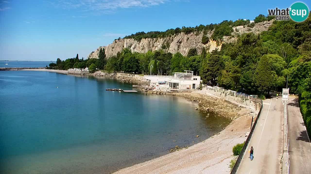 Webcam Sistiana – Vista sulla marina e sulla baia