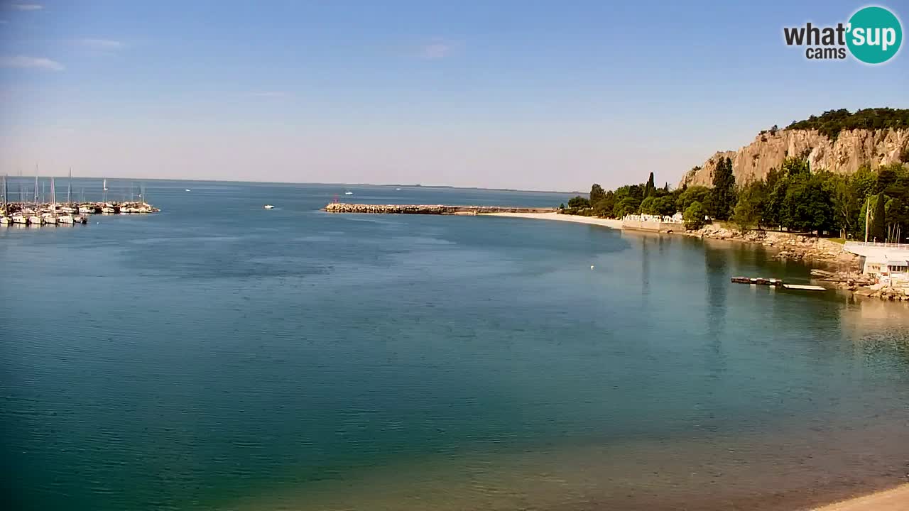 Webcam Sistiana – Vista sulla marina e sulla baia