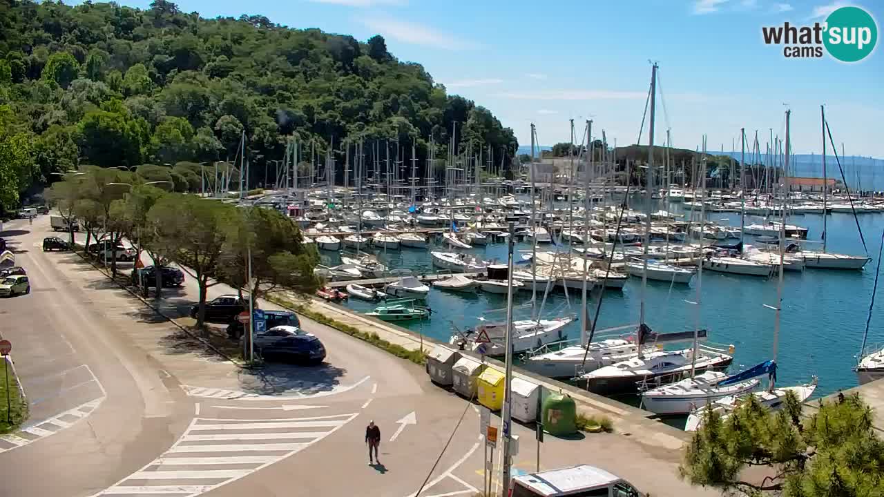 Webcam Sistiana – Blick auf Marina und Bucht