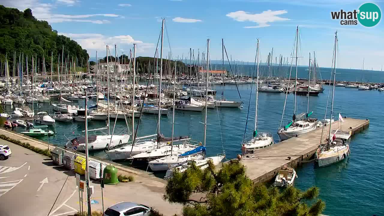 Webcam Sistiana – Blick auf Marina und Bucht