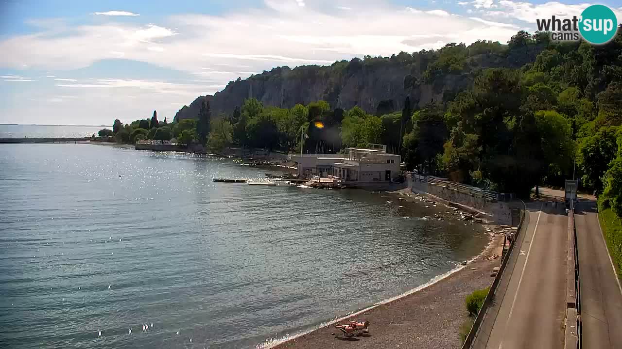 Webcam Sistiana – Blick auf Marina und Bucht