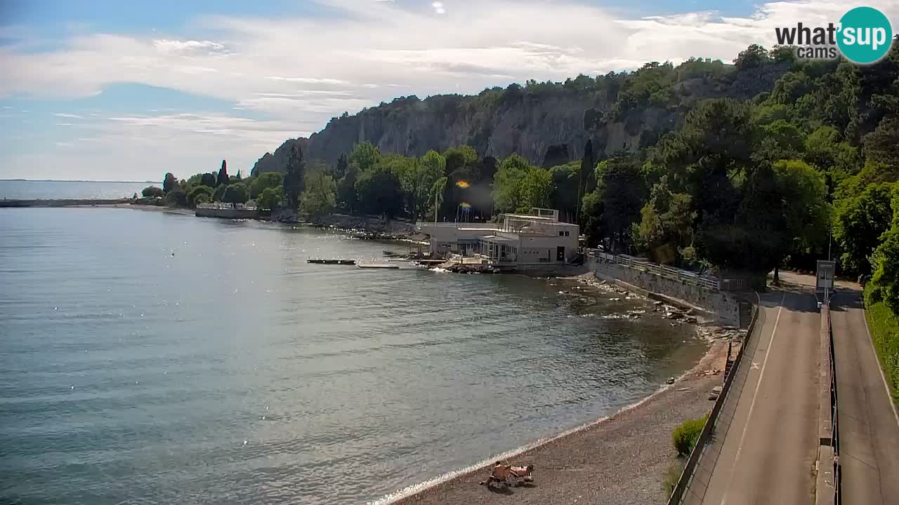 Webcam Sistiana – Blick auf Marina und Bucht