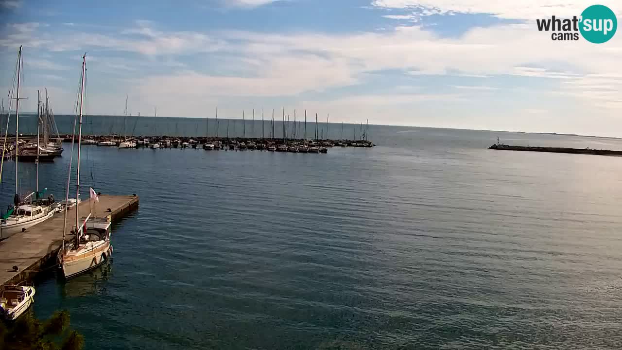Webcam Sistiana – Blick auf Marina und Bucht