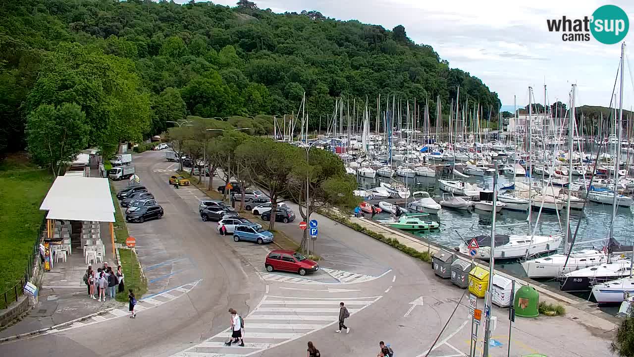 Webcam Sistiana – Blick auf Marina und Bucht
